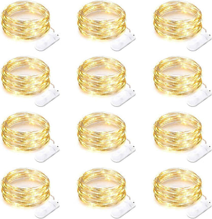 Brightown LED Fairy Lights – Cozy Bedroom String Lights with Flexible Silver Wire for Living Room Aesthetic