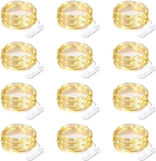 Brightown LED Fairy Lights – Cozy Bedroom String Lights with Flexible Silver Wire for Living Room Aesthetic