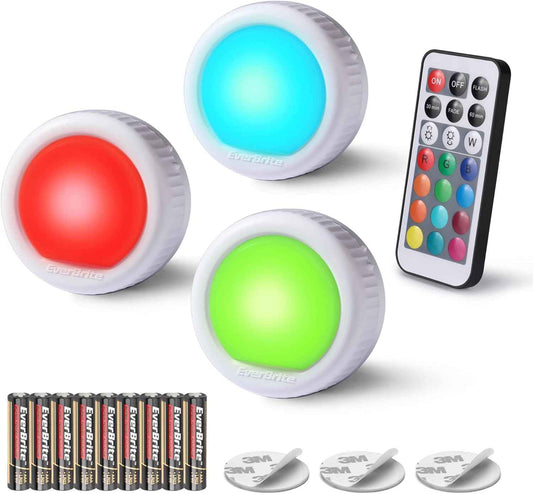 EverBrite Tap Light – Thoughtful Housewarming Gift for New Homeowners, 12 RGB Colors
