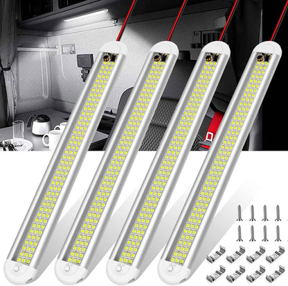 CT CAPETRONIX 12V LED Light Bar 4-Pack – Practical Gift for Truckers, RV Owners, and Overlanding Enthusiasts