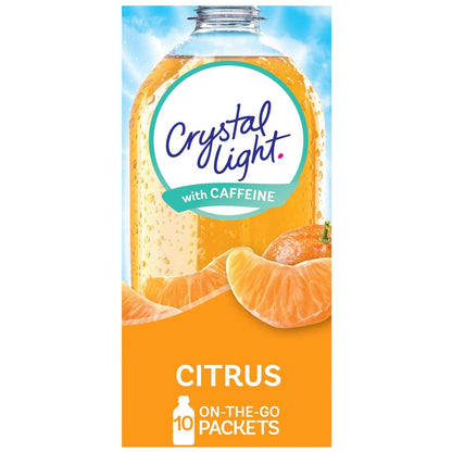 Crystal Light Lemon Iced Tea Sugar-Free Powdered Drink Mix – 5 Calorie Desk Alternative to Soda for Focused Workdays, Bulk 120 Count