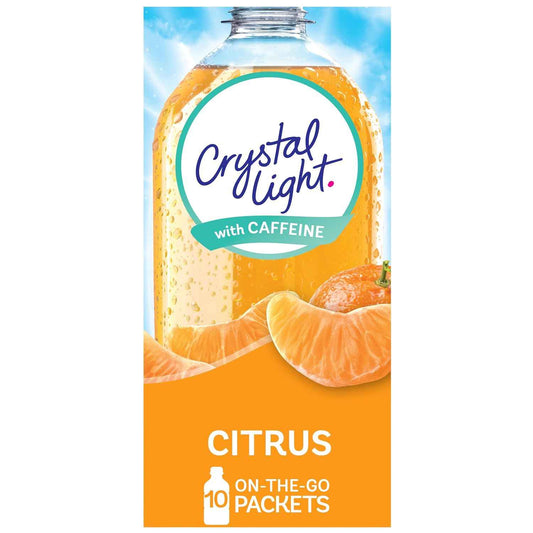 Crystal Light Lemon Iced Tea Sugar-Free Powdered Drink Mix – 5 Calorie Desk Alternative to Soda for Focused Workdays, Bulk 120 Count