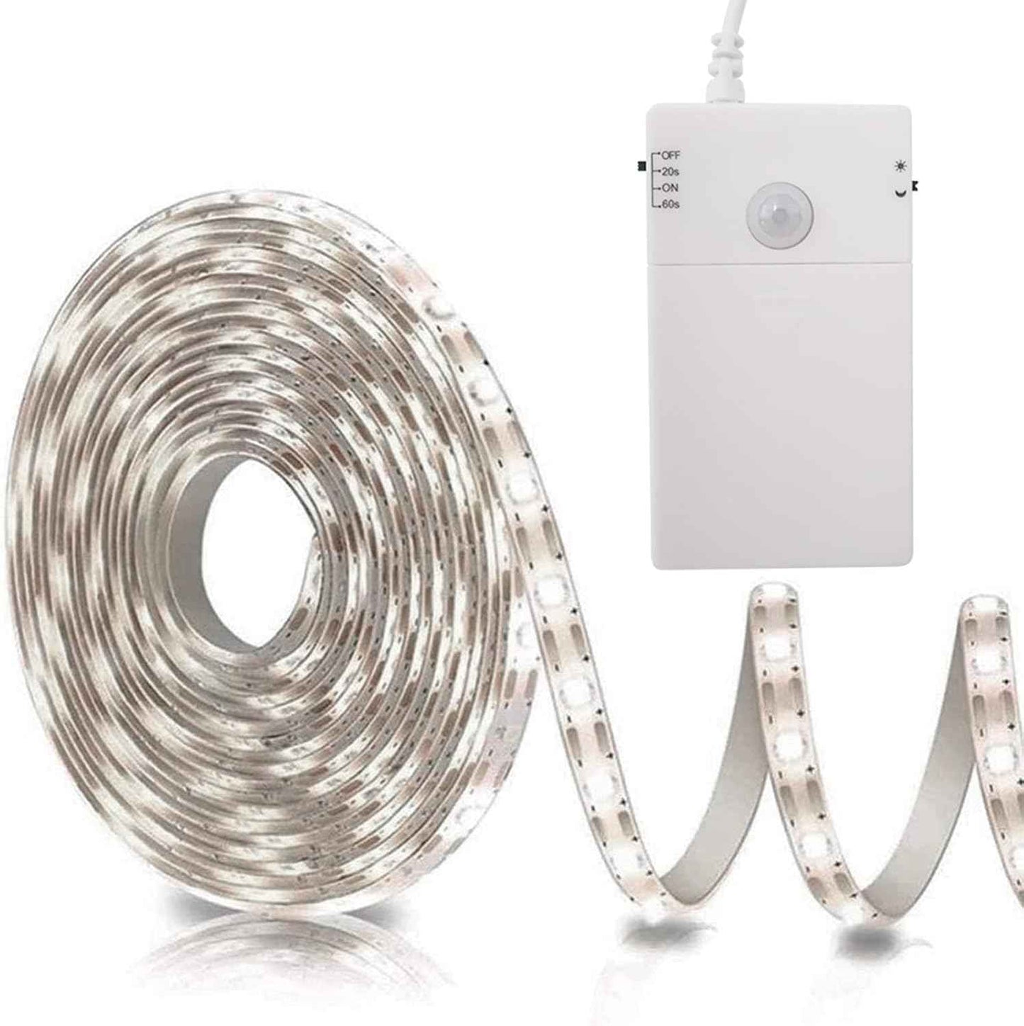 echosari Wireless Motion Strip — Tool Free Minimalist Lighting for Clutter Free Closets and Drawers