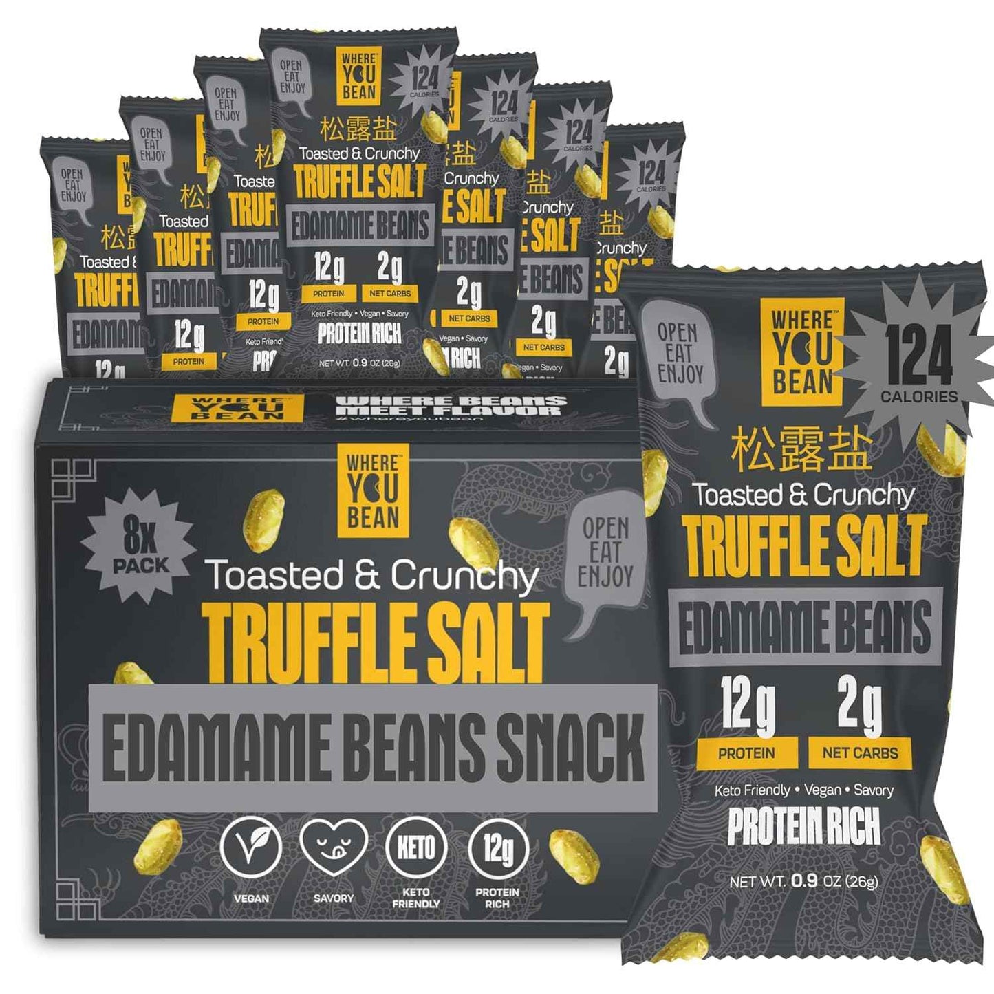Where You Bean Edamame Snack – Thoughtful Gourmet Gift for the Health-Conscious Foodie