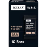 RXBAR Chocolate Sea Salt Protein Bars – Clean-Ingredient Snack for Mindful Wellness Routines, 10-Count Box