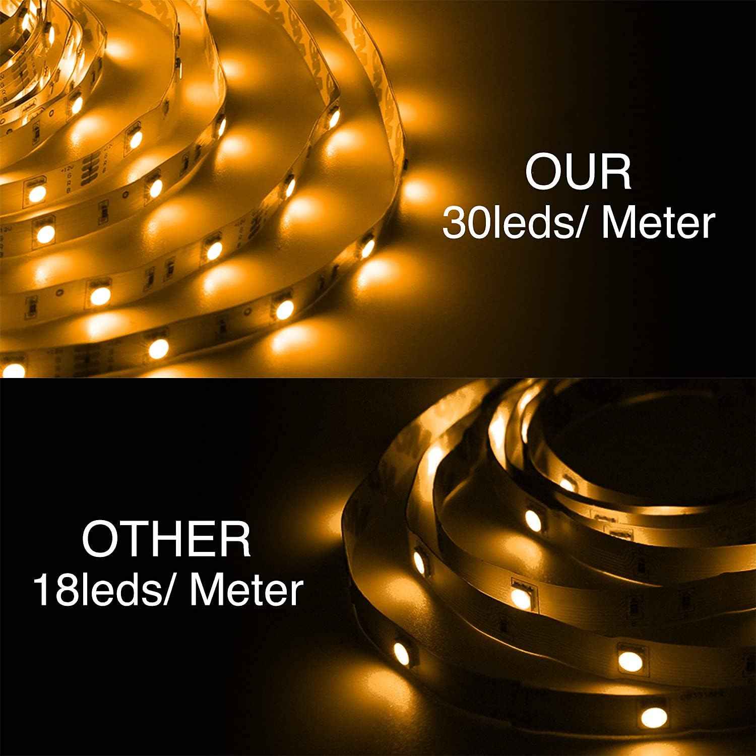 DAYBETTER LED Strip Lights – Birthday Gift for Teens and Gamers, Color Changing Bedroom LED Strip with 44 Key Remote