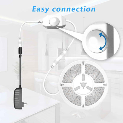 phopollo LED Strip Lights – Clean-Line Under-Cabinet Lighting for Uncluttered Modern Kitchens