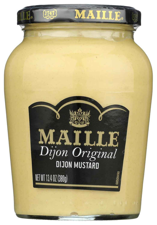 Maille Dijon Originale Mustard 13.4 oz – Clean-Ingredient Pantry Staple for Mindful Home Cooking