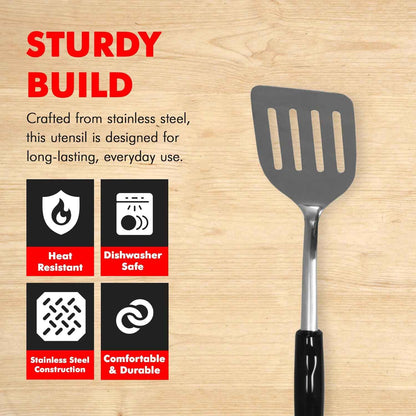 Chef Craft Heavy Duty Turner – Thoughtful Housewarming Gift for New Homeowners, Stainless Steel Spatula