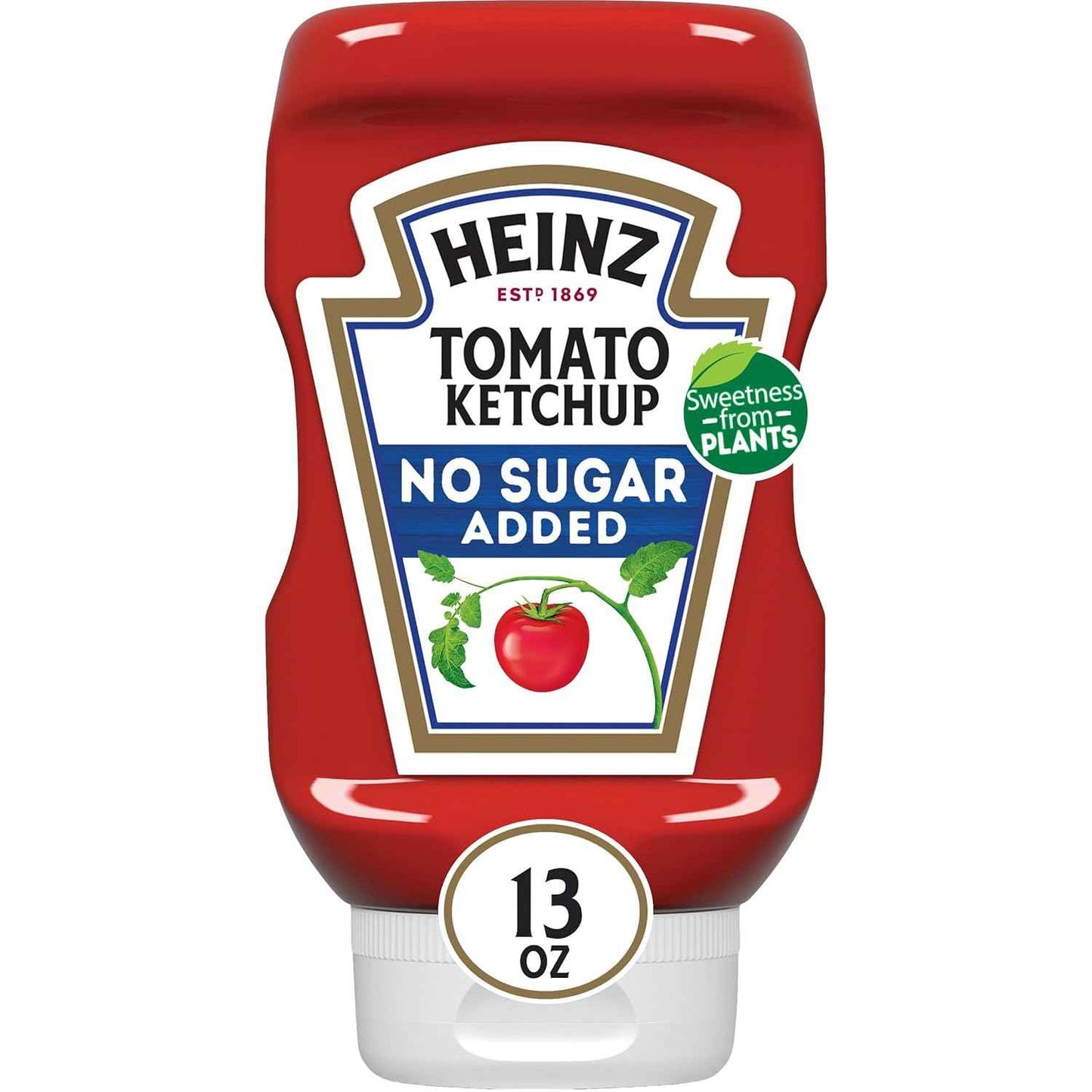 Heinz No Sugar Added Ketchup – Kid-Friendly Dip for Nuggets, Fries, and Lunchboxes