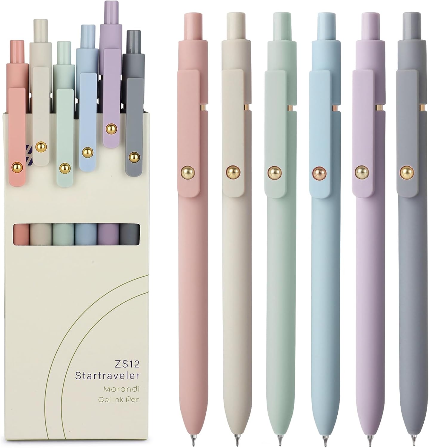 FIOVER_Gel_Pens,_6pcs_0.5mm_Fine_Point_Black_Ink_Pens,_Smooth_Writing_Pens_for_Journaling,_Nurse_Aesthetic_Cute_Pens,_School_Office_Home_Supplies,_Gifts_for_Women_and_Men