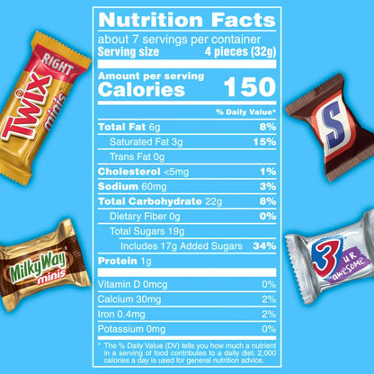 SNICKERS,_TWIX,_MILKY_WAY_&_3_MUSKETEERS_Minis_Milk_Chocolate_Candy_Bars_Variety_Pack,_Sharing_Size,_8.31_Oz_Bag