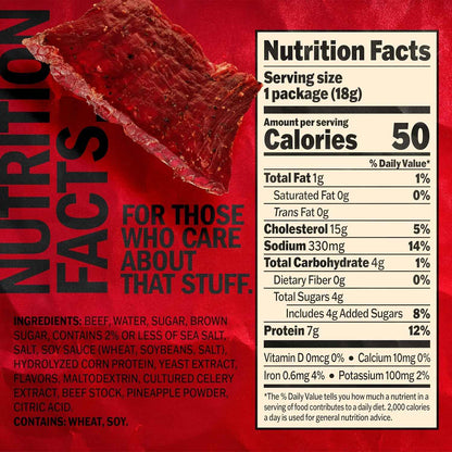 Jack Link's Beef Jerky Variety Pack - Original and Teriyaki - Keto Pantry Staple for Mindful Snacking and Intermittent Fasting, 9 Single-Serve Pouches