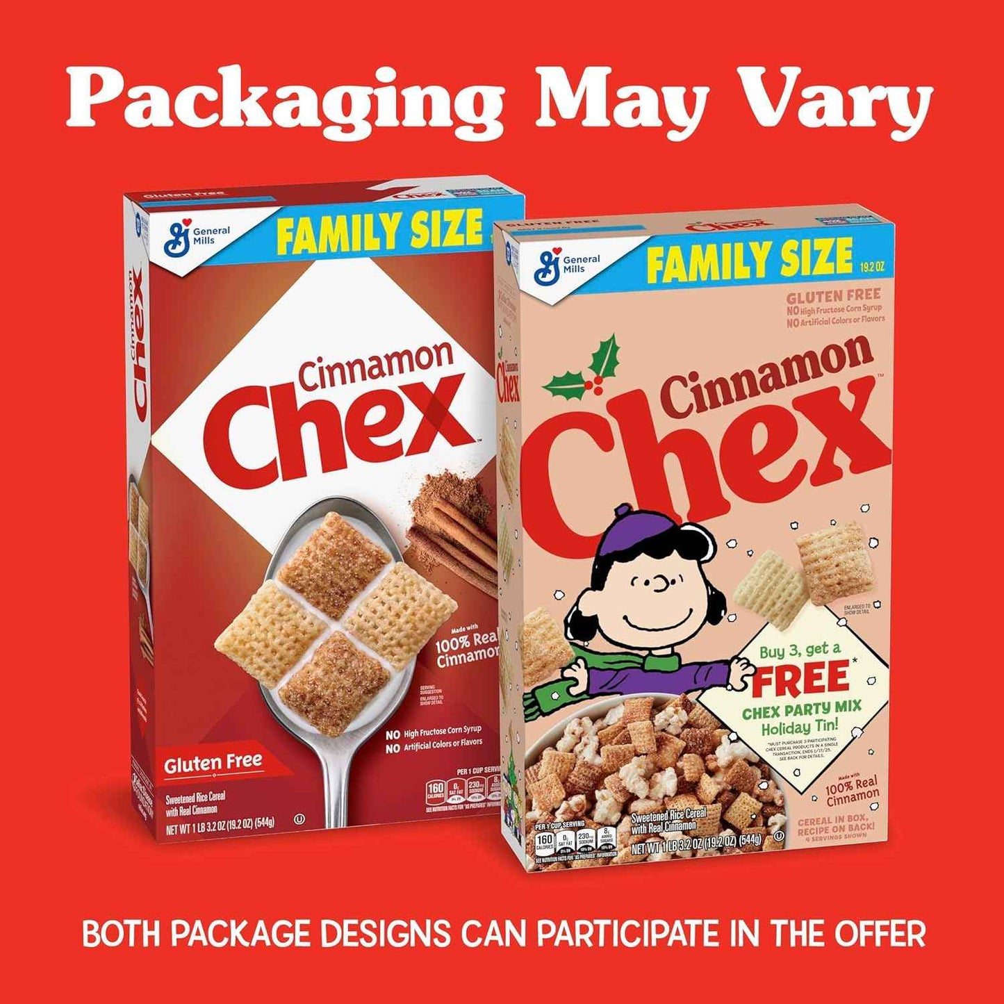 Cinnamon Chex Gluten Free Cereal – Versatile Cinnamon Squares for the Whole Household
