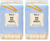 Roland Foods Wide Rice Noodles – Shelf-Stable Gluten-Free Noodle for Camping Trips and Outdoor Meal Prep