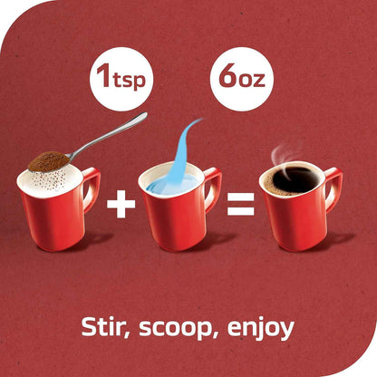 NESCAFÉ CLÁSICO Instant Coffee – Holiday Gift for Mom, No-Brew Dark Roast for Busy Households