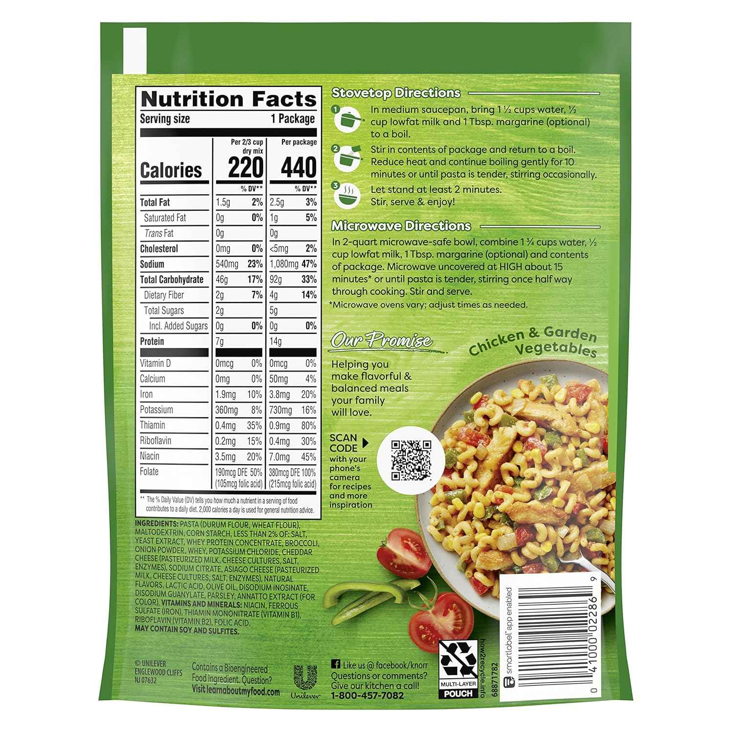 Knorr Pasta Sides Cheddar Broccoli Fusilli – Kid-Approved Weeknight Family Side Dish, Ready in 10 Minutes