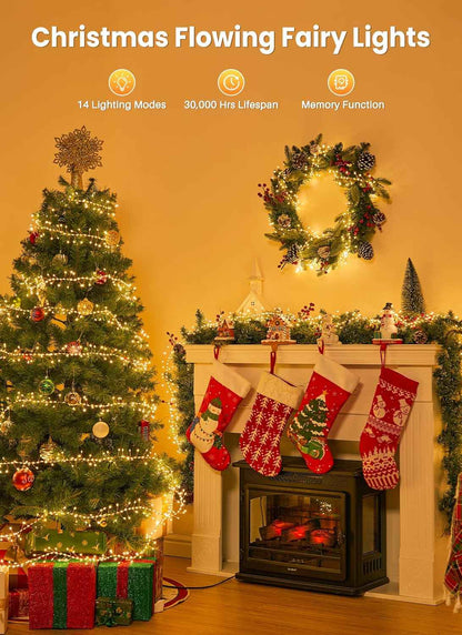 Lumoonos Cluster Firecracker Lights – Cozy Bedroom Decor for Living Room and Headboard Ambiance