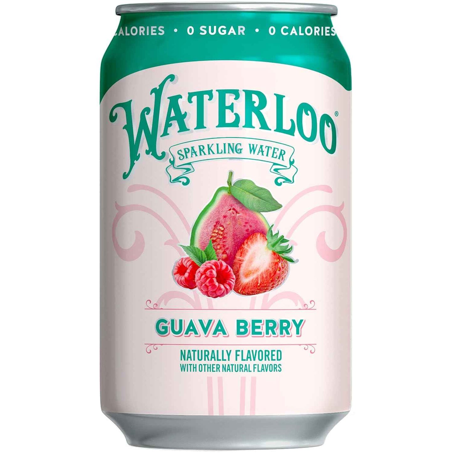 Waterloo Sparkling Water Guava Berry – Whole30 Approved Refreshment for Clean Eating Rituals