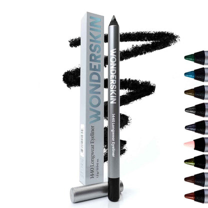Wonderskin 1440 Eyeliner Pencil – Premium Longwear Eye Makeup in Brown Sugar, Sharpenable Waterproof Liner
