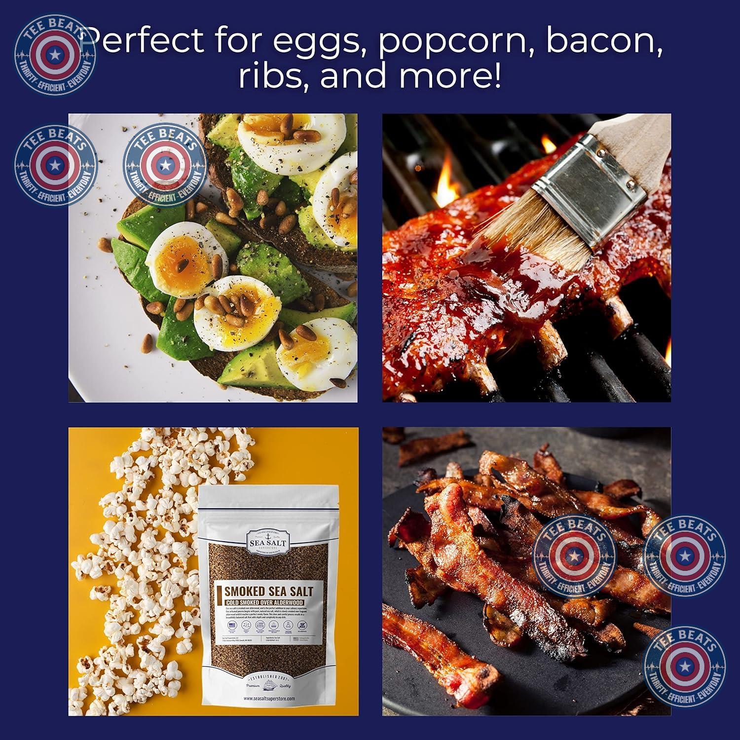 Fine_Grain_Cold_Smoked_Sea_Salt_Over_Alderwood,_Unrefined_Fine_Smoky_Flavored_Kosher_Salt_for_Grilling_&_Cooking,_5_oz_Bag