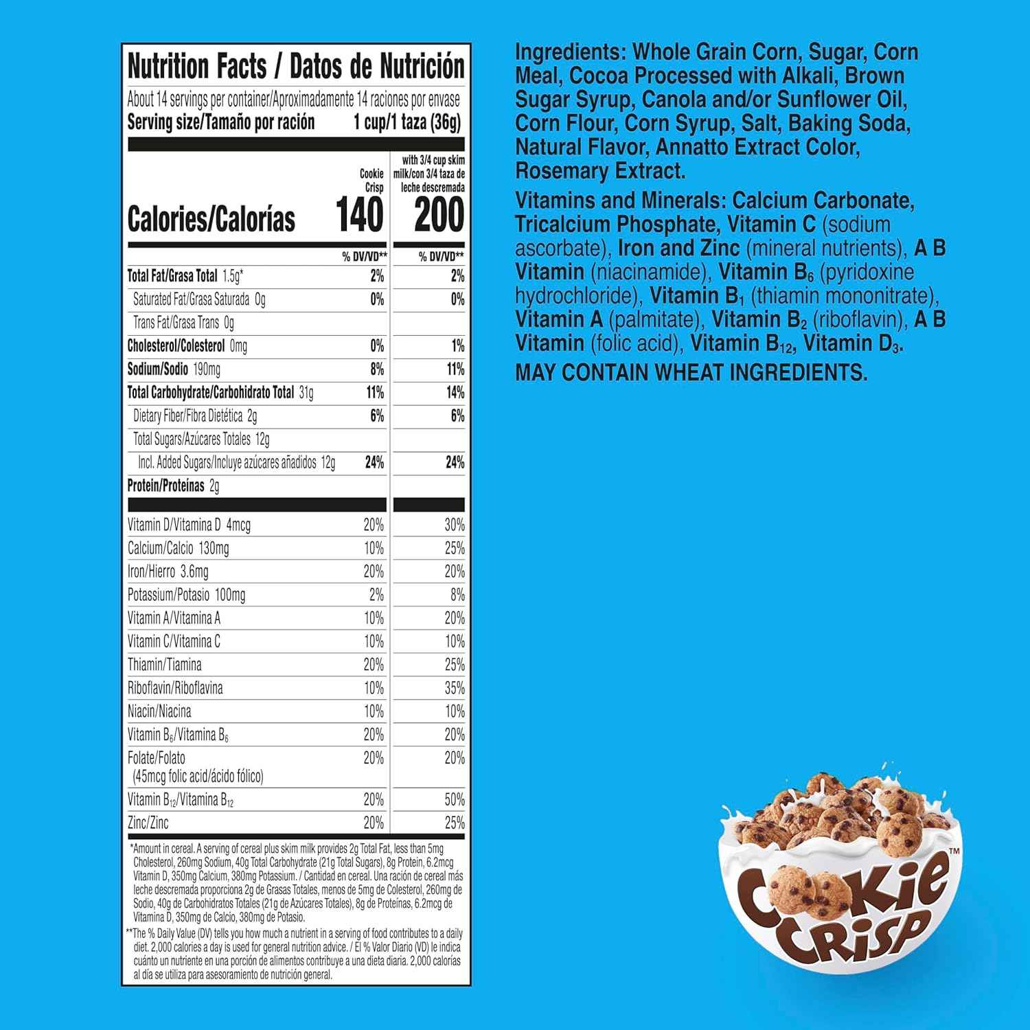 Cookie Crisp Cereal – Simple Ready-to-Eat Breakfast with Just Milk, No Cooking Required