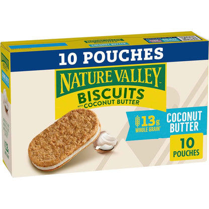 Nature Valley Biscuit Sandwiches Cinnamon Almond Butter – After School Snack for Kids, No Artificial Flavors or Colors
