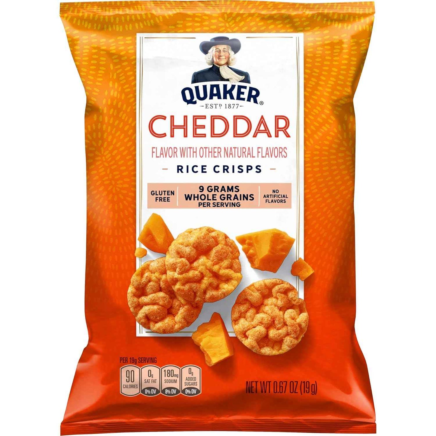 Quaker Rice Crisps Sweet and Savory Variety Mix - Office Desk Drawer Snacks for Mid-Afternoon Focus Breaks, 15 Single-Serve 1 oz Bags