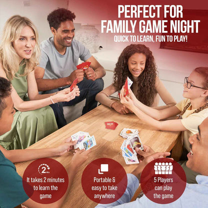 Exploding Kittens Party Pack – Campground Picnic Table Game for Families, 0.53 lb Travel Size