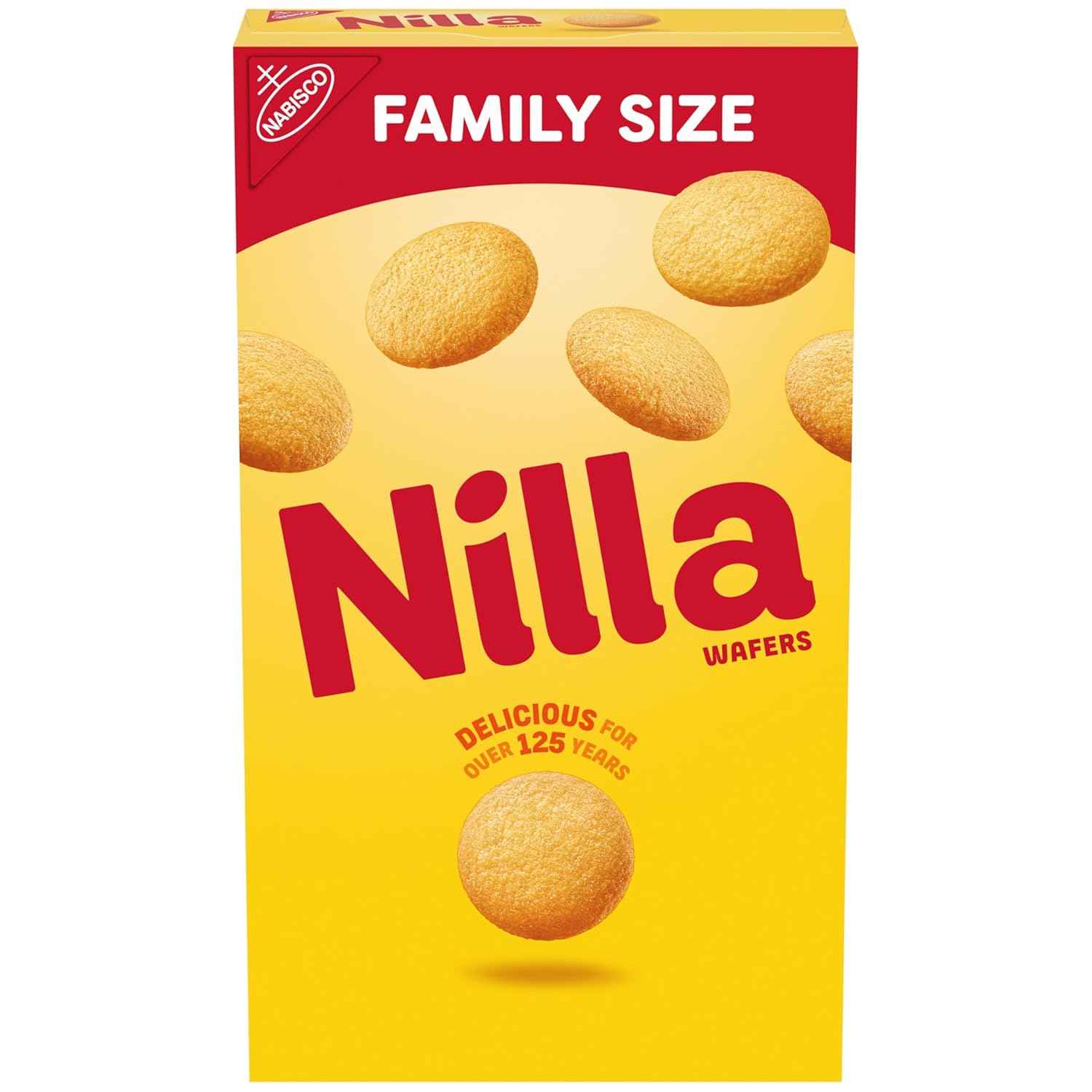 NILLA Wafers Cookies, Vanilla Wafers Mindful Snack for Tea Time, Crispy Vanilla Wafers for a Calming Break
