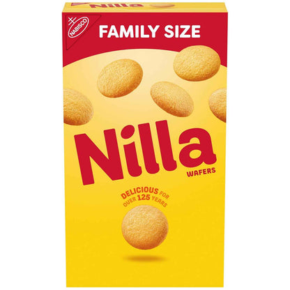 NILLA Wafers Cookies, Vanilla Wafers Mindful Snack for Tea Time, Crispy Vanilla Wafers for a Calming Break