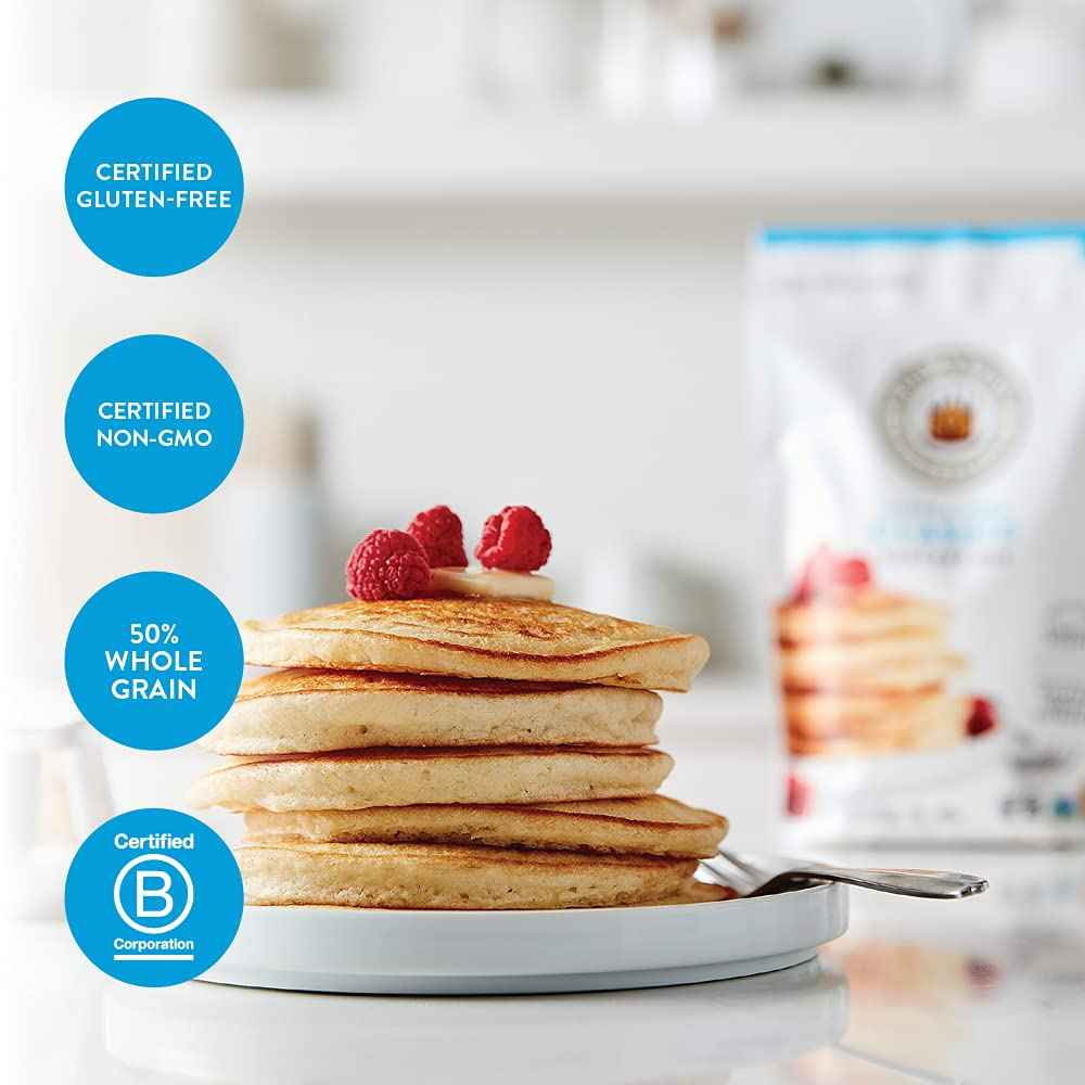 King Arthur Gluten Free Pancake Mix – Fast 15-Minute Pancake Prep for Efficient Weekday Mornings