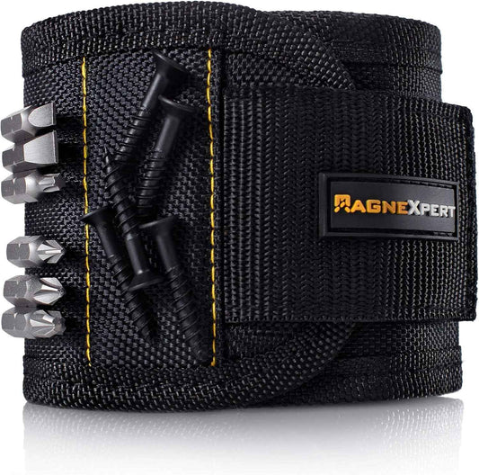 Magnelex Magnetic Wristband – Portable Screw Holder for Camping Setup, Deck Building and Patio Repair