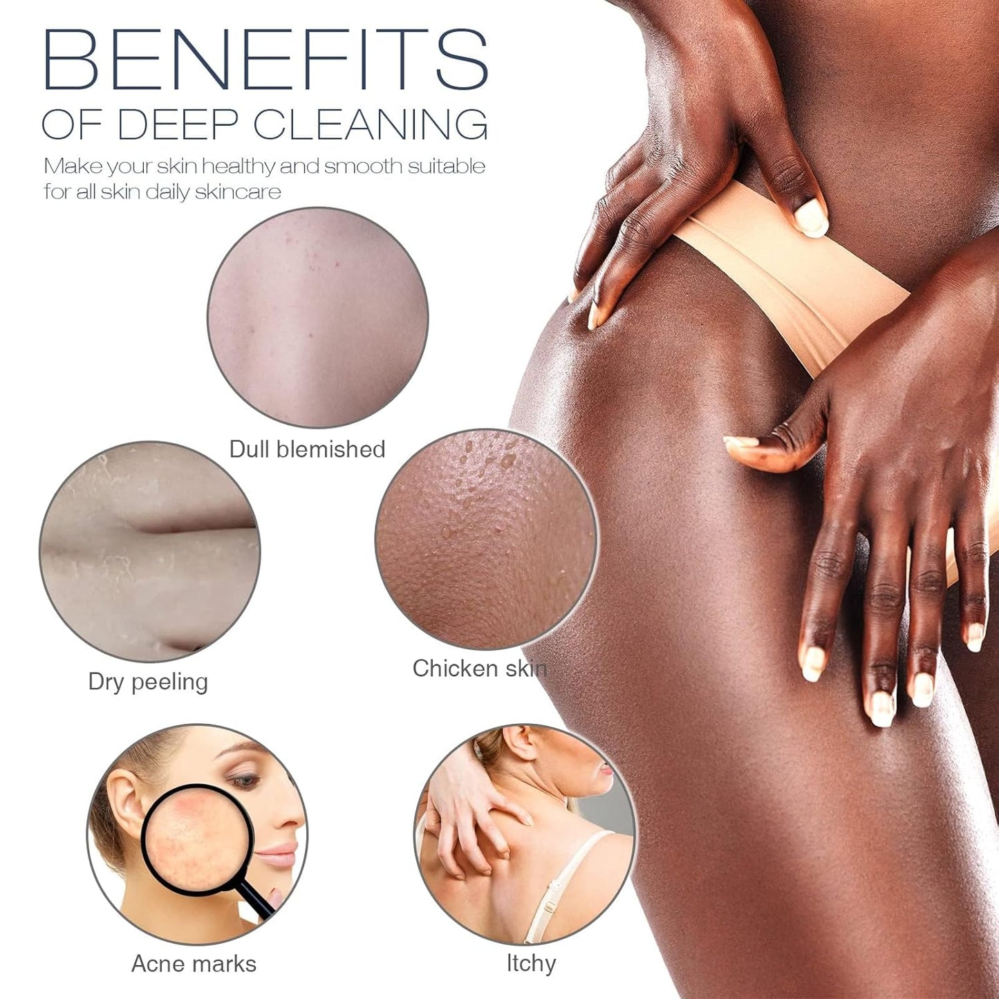 3_Pieces_Exfoliating_Washcloth_Shower_Towel_African_Net_Sponge_Japanese_Wash_Cloth_Face_Exfoliating_Sponge_Loofah_Exfoliating_Body_Scrubber_for_Body_Exfoliation