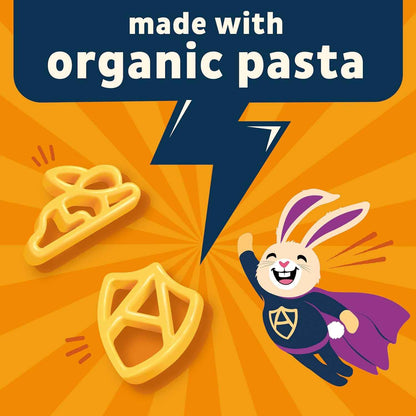 Annie's Super! Mac with Fun Shapes – Wholesome Meal Prep Pasta for Health-Conscious Families, USDA Organic Pasta and Real Cheddar, Single 6 oz Box
