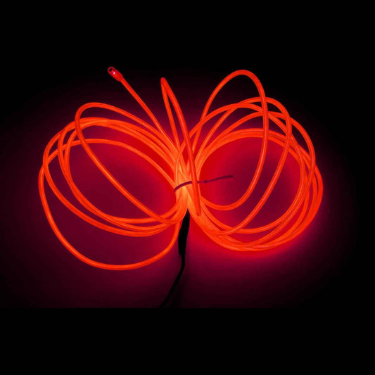 MaxLax EL Wire — DIY Neon Sign Making, Cuttable Glowing Wire for Custom Wall Art Projects