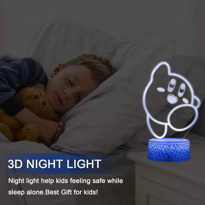 Luminara Optical 3D Lamp – Romantic Valentine's Day Gift for Her, Color-Changing Bedroom Mood Light with Remote