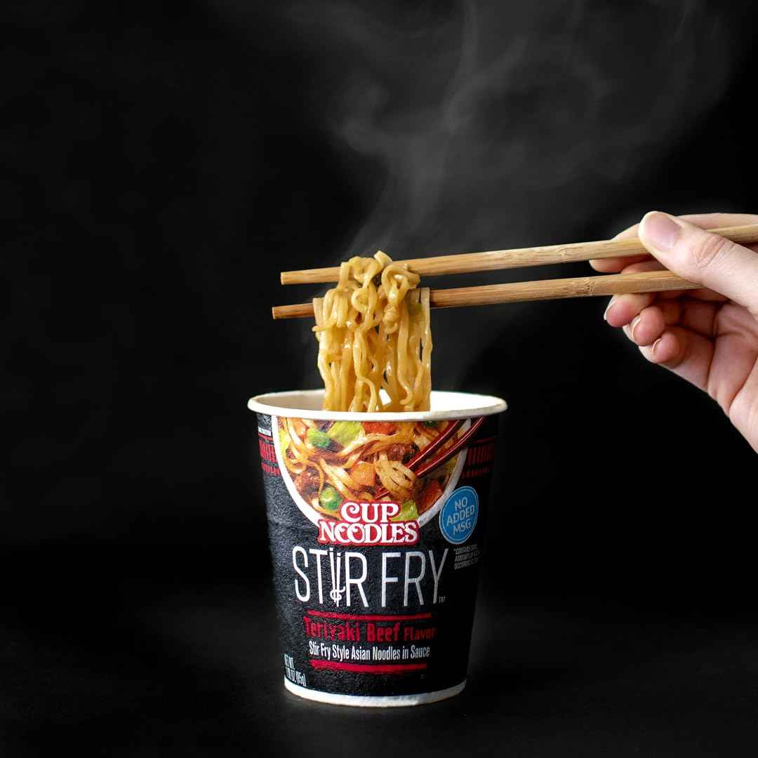 Nissin Cup Noodles Protein Ramen – Desk Lunch Solution for Busy Office Days, 16g Protein Per Cup