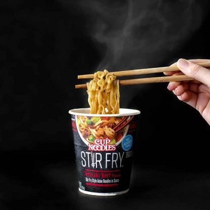 Nissin Cup Noodles Protein Ramen – Desk Lunch Solution for Busy Office Days, 16g Protein Per Cup