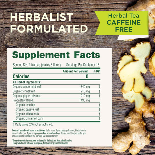 Traditional Medicinals Organic Belly Comfort Peppermint Tea – Afternoon Desk Brew to Replace Coffee and Beat the Slump