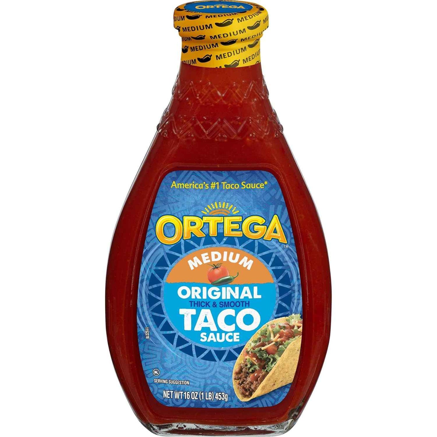 Ortega Taco Sauce Medium – Quick Weeknight Taco Dinner Topping, Pantry Staple