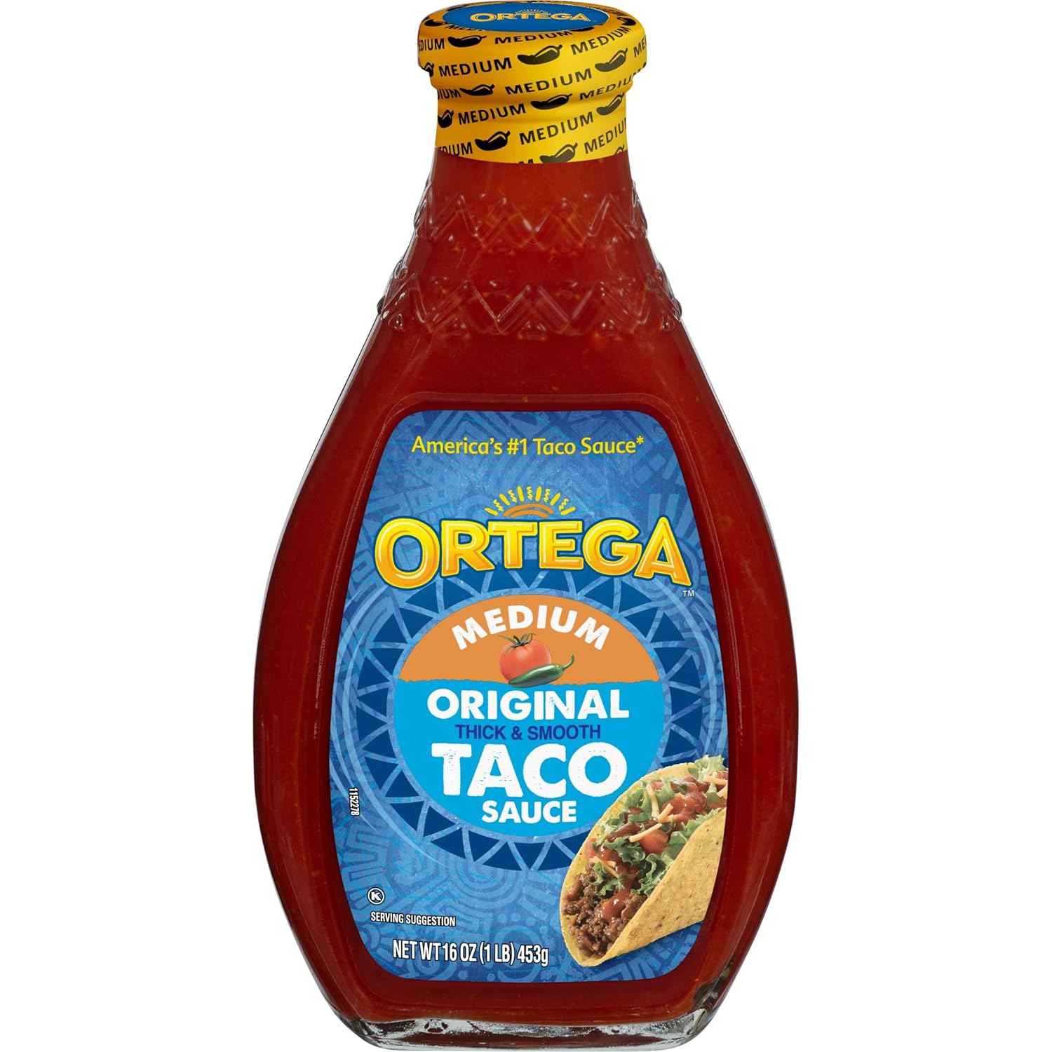 Ortega Taco Sauce Medium – Quick Weeknight Taco Dinner Topping, Pantry Staple