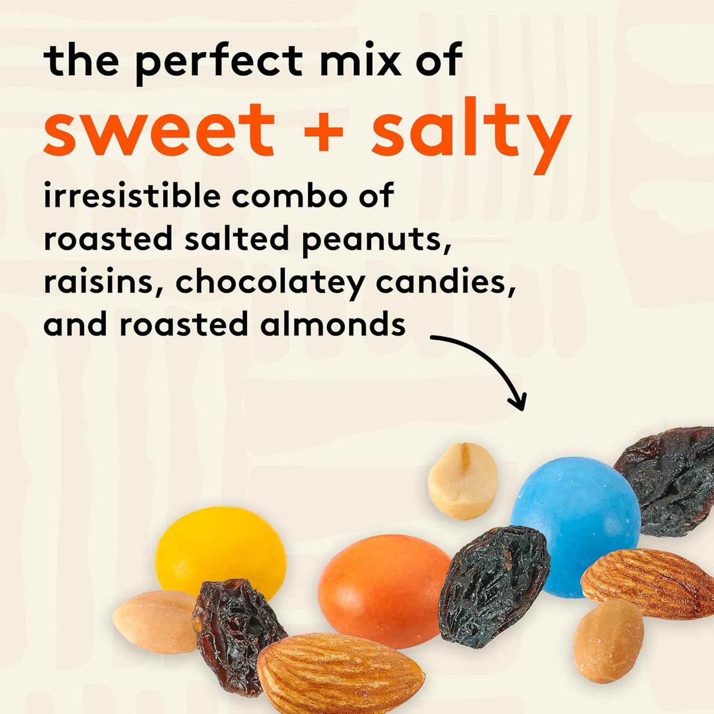 Snak Club Energizer Trail Mix – School Lunchbox Snack with Chocolate Candies, Roasted Peanuts, and Almonds, Gluten-Free 16 oz Pouch