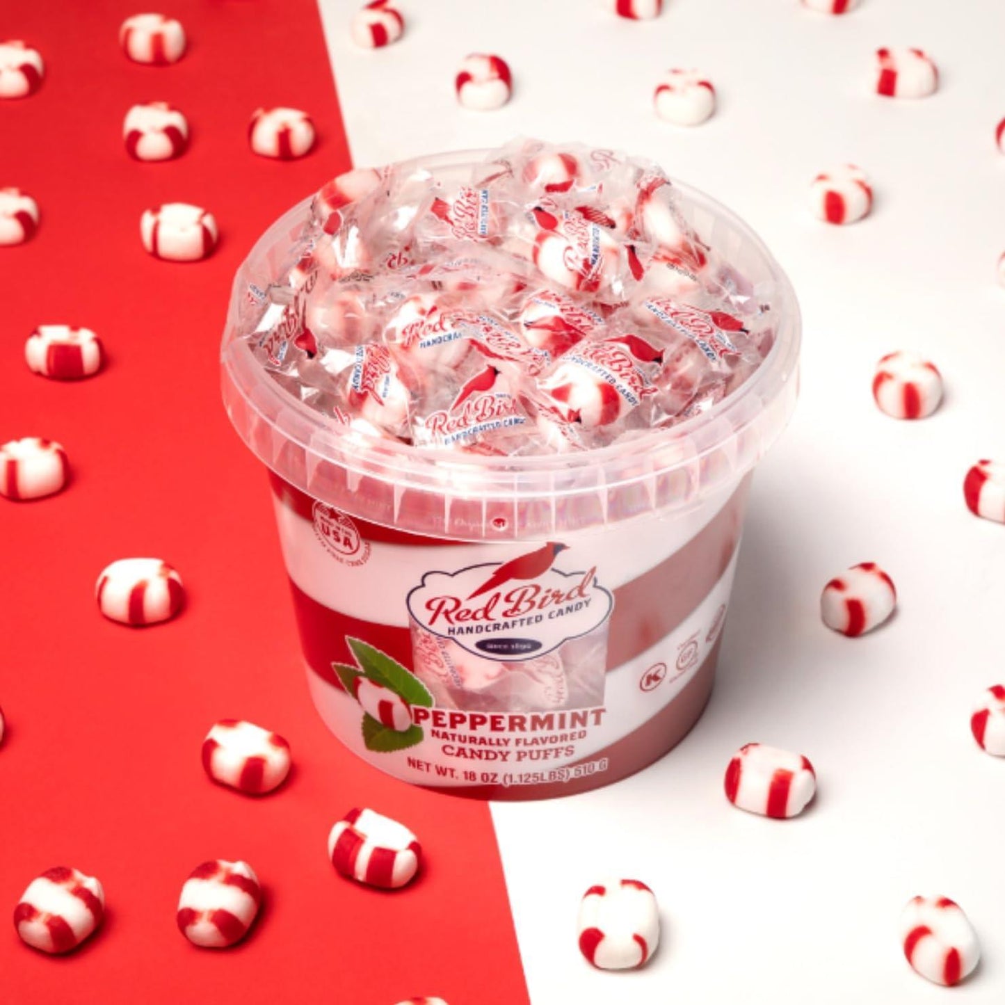 Soft_Peppermint_Candy_Puffs,_18_oz_Bucket_of_Mints_Individually_Wrapped,_Non-GMO_Verified,_Kosher