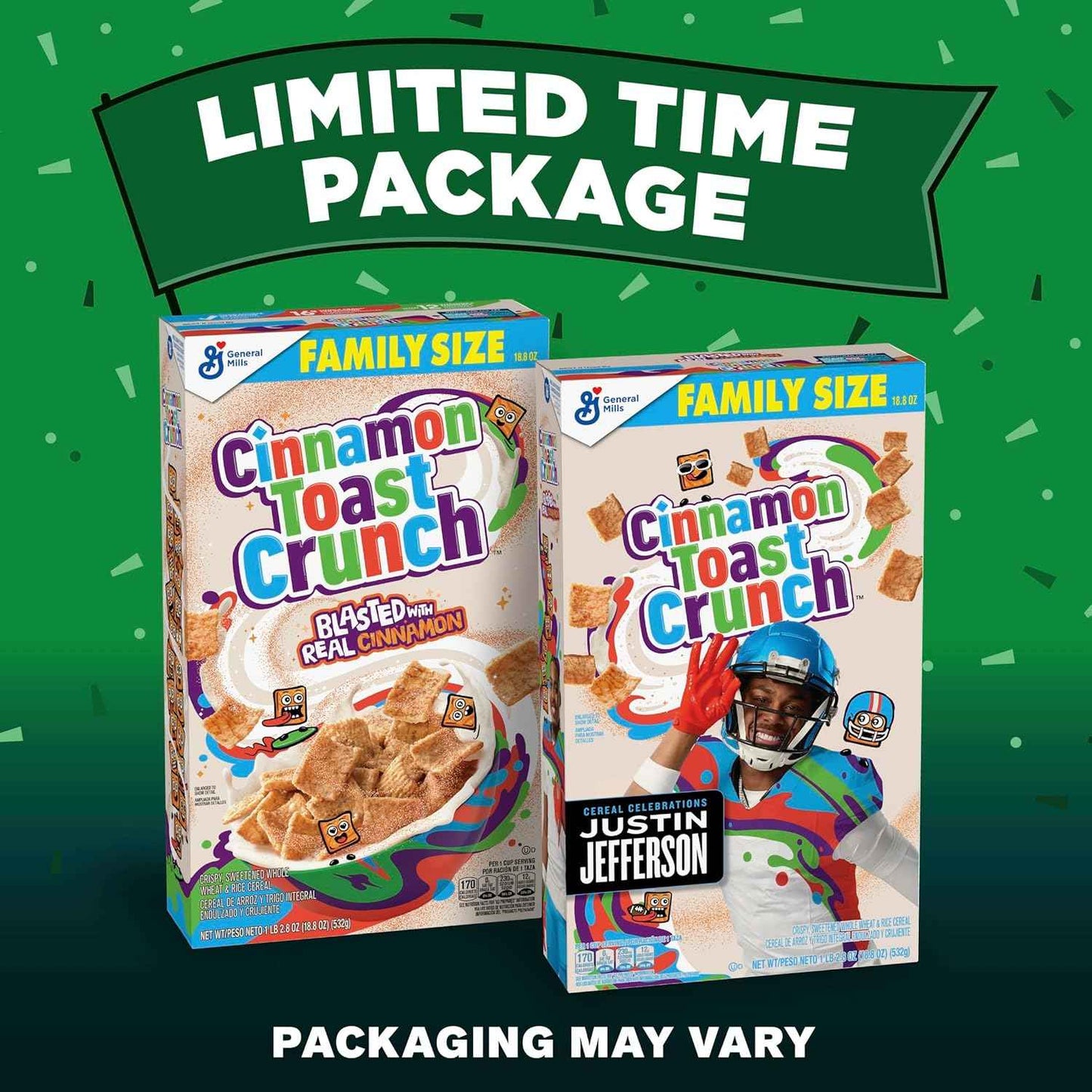 Cinnamon Toast Crunch Cereal – Nostalgic Birthday Gift Basket Addition, Cinnamon Sugar Cereal