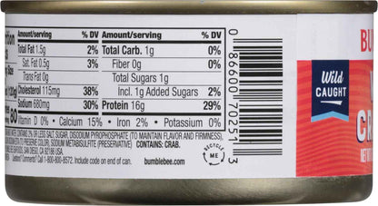 Bumble Bee Canned Crab Meat – Ready-to-Use Pantry Shortcut for Weeknight Productivity in the Kitchen