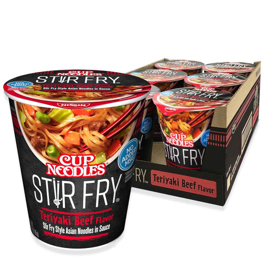 Nissin Cup Noodles Protein Ramen – Desk Lunch Solution for Busy Office Days, 16g Protein Per Cup