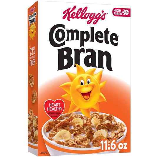 Kellogg's Frosted Bran Cereal – Desk Drawer Snack for Office and Study, Ready in Seconds