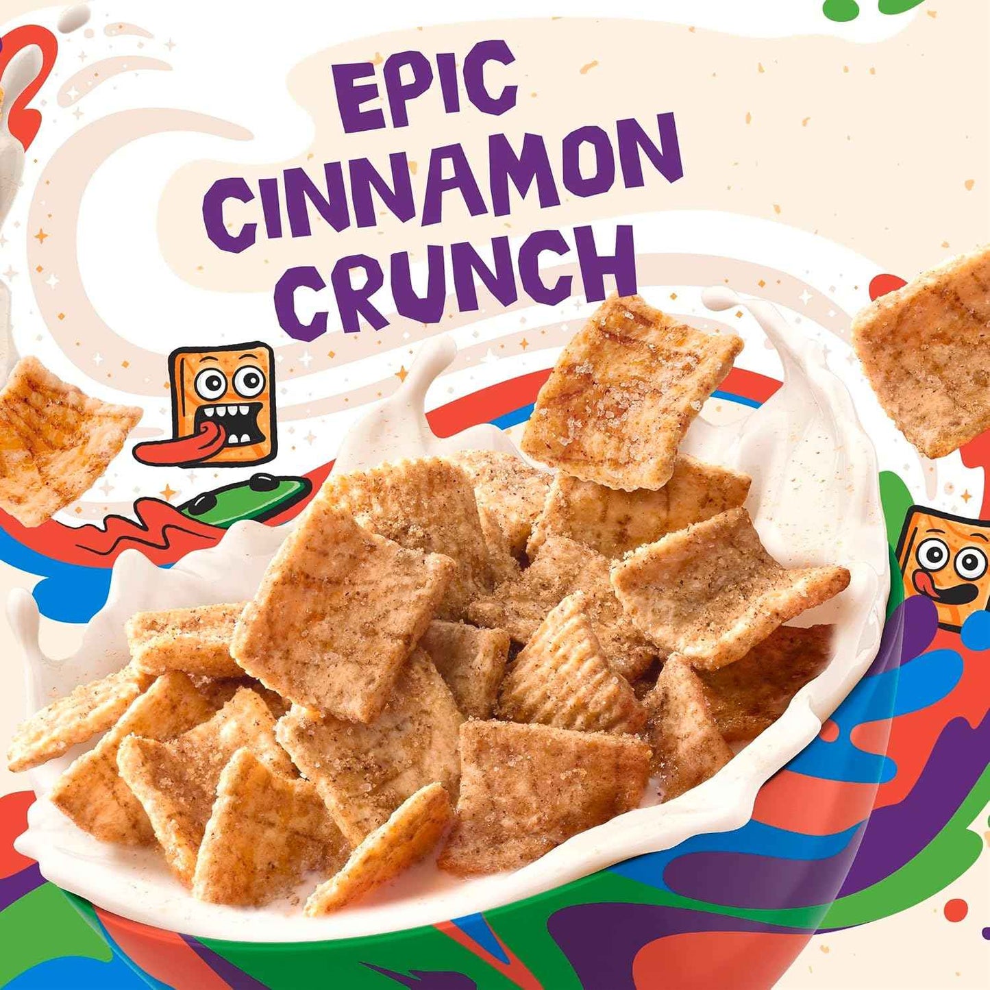 Cinnamon Toast Crunch Cereal – Kid-Friendly Weekday Breakfast with Milk, 32 oz Bulk Bag