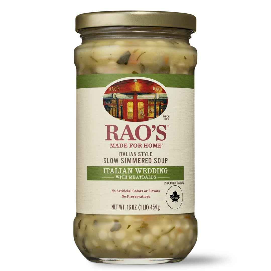 Rao's Made for Home Italian Wedding Soup 16oz – Nourishing Comfort Food for Sick Days and Cold Weather, Heat and Serve